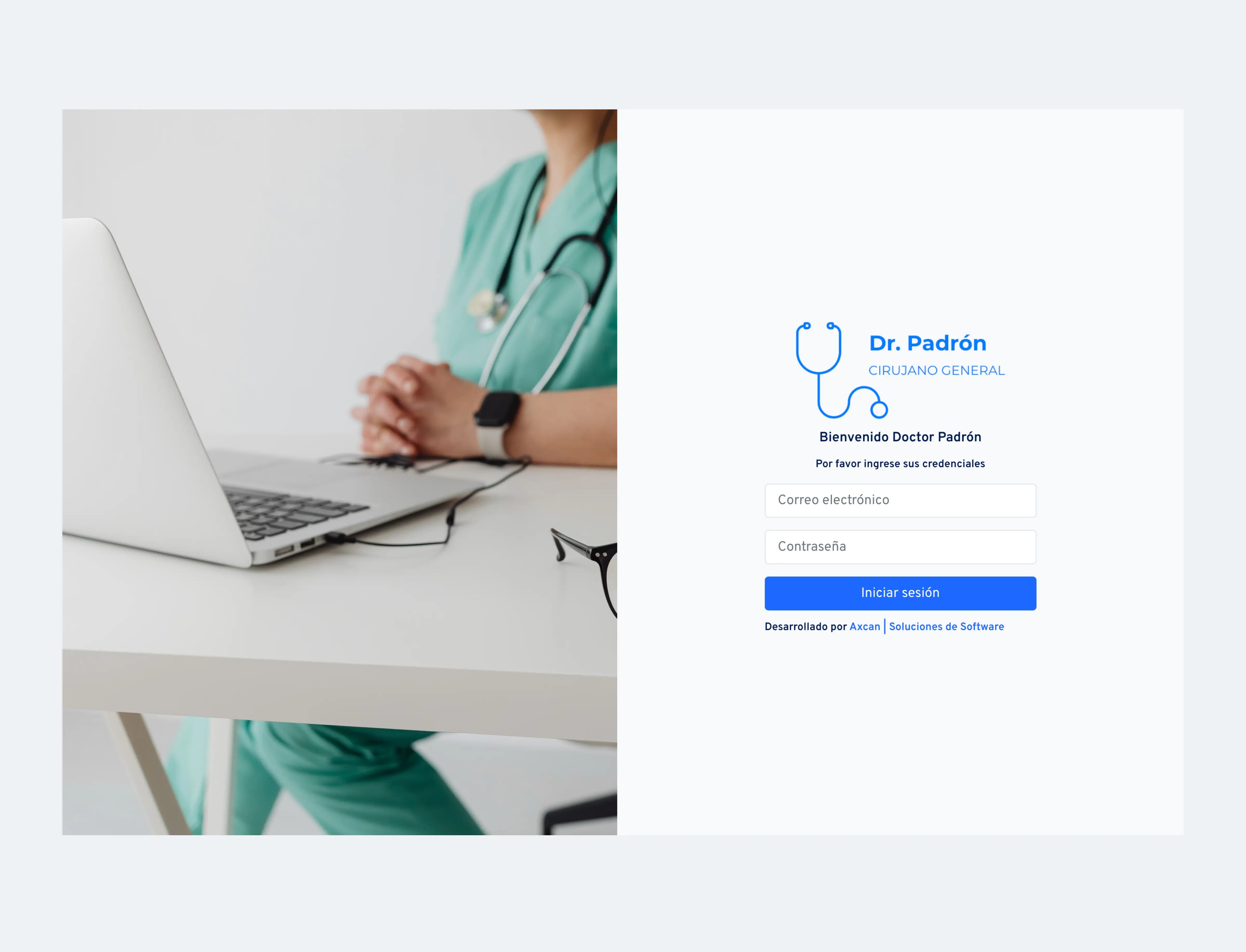 Dr. Mario Padrón Turrubiates - Inicio de sesión