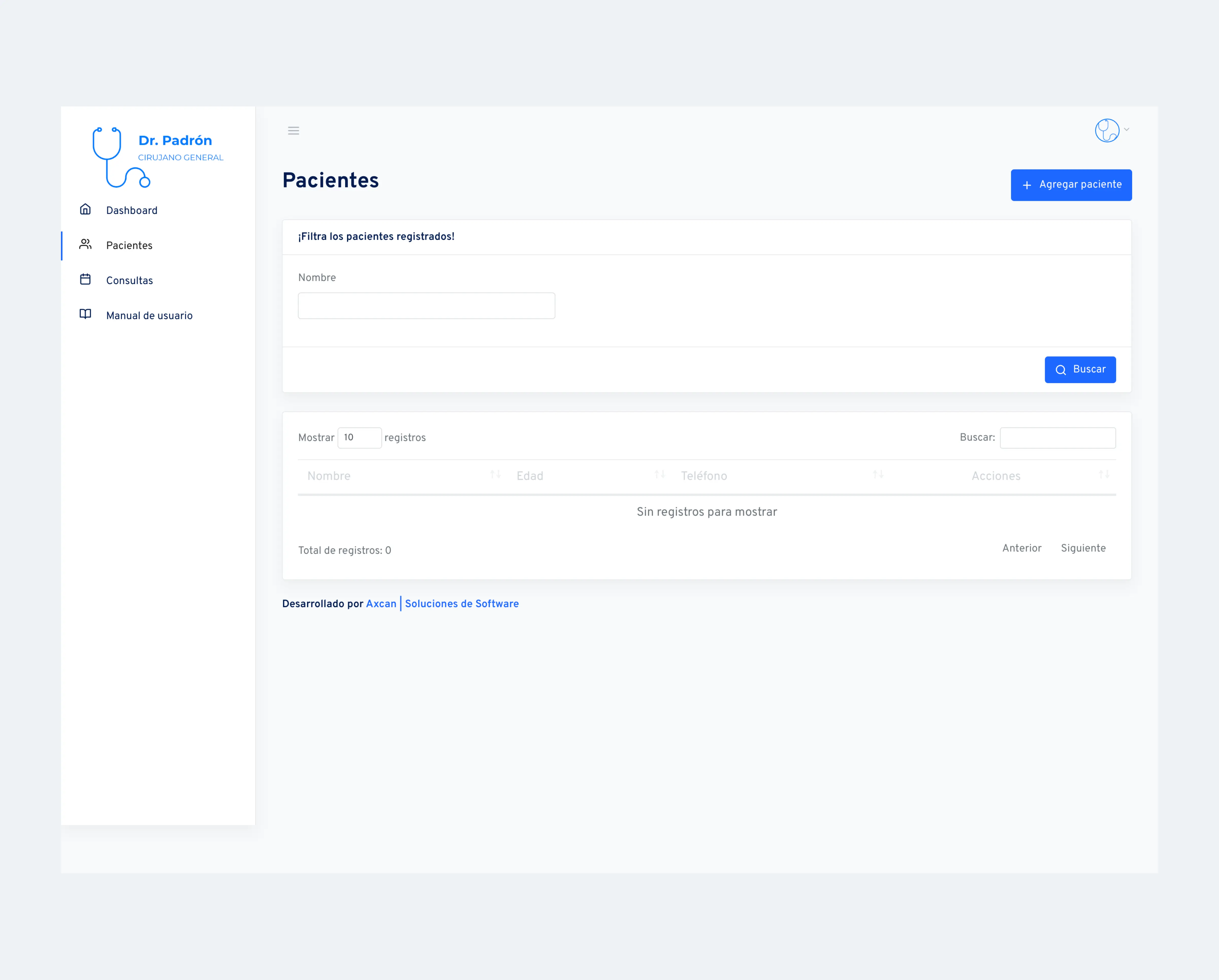 Dr. Mario Padrón Turrubiates - Pacientes